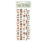 Stamperia - Rub-on pour le scrapbooking, les albums, les cartes, les bullet journals et plus, transfert facile des images sur le papier et d'autres surfaces, parfait pour l'artisanat et le cadeau (The