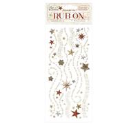 Stamperia - Rub-on pour le scrapbooking, les albums, les cartes, les bullet journaux et plus, transfert facile des images sur le papier et d'autres surfaces, parfait pour l'artisanat et les cadeaux