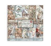 Stamperia - Scrapbook Paper Pad for Scrapbooking, Albums, Card Making, Bullet Journalling and More, Acid Free, Double-Sided, Perfect for Hobbies, Crafts, and Gifting (The Owl’s House) (20.3 x 20.3cm)