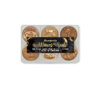 Stamperia - Set of Seals for Scrapbooking, Albums, Card Making, Bullet Journalling and More, Perfect for Personalised Stamping, Crafts and Gifting (Alice in Christmas) (6 Seals) (dia. 2.5cm)