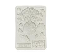 Stamperia - Silicon Mould A5 for Scrapbooks, Bullet Journals and More, Non-Stick Surface, Suitable for Air-Dry Clay, Resin and More, Perfect for Crafts and Gifting (A New Beginning, Planets)