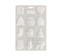 Stamperia - Soft Mould A5 for Scrapbooking, Albums, Bullet Journals and More, Suitable for Soft Clay, Ceramic Powder and More, Perfect for Hobbies, Crafts and Gifting (Candy Christmas)