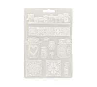 Stamperia Soft Mould A5, Noir/Blanc, taille unique