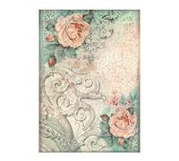 Stamperia Soie de paille à motifs « Brocante Antiques - Roses »