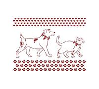 Stamperia Stencil D 7.87"X5.91"-Dog & Cat, Day Dream