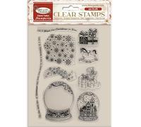 Stamperia Tampon Acrylique, 0, Snowglobes