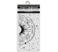 Stamperia - Thick Stencil for Scrapbooks, Albums, Cards, Bullet Journals, and More, Flexible Material, Easy to Clean, Perfect for Crafts and Gifting (Secret Diary, Cosmic Compass)