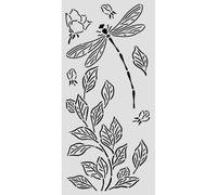 Stamperia - Thick Stencil for Scrapbooks, Albums, Cards, Bullet Journals, and More, Flexible Material, Easy to Clean, Perfect for Crafts and Gifting (Wonderland, Dragonfly)