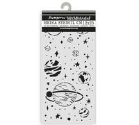 Stamperia - Thick Stencil for Scrapbooks, Albums, Cards, Bullet Journals, and More, Flexible Material, Easy to Clean, Perfect for Crafts and Gifting (A New Beginning, Planetary)