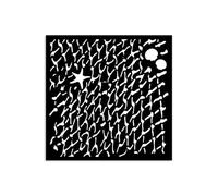 Stamperia - Thick Stencils for Scrapbooks, Albums, Cards, Bullet Journalling, and More, Flexible Material, Easy to Clean, Perfect for Hobbies, Crafts and Gifting (Silent Sea, Net)