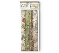 Stamperia - Tissu pour scrapbooking, albums, bullet journaling et plus, polyester, peut être cousu à la main ou à la machine, convient pour la colle artisanale, parfait pour l'artisanat et le cadeau