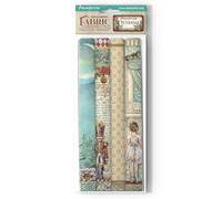 Stamperia - Tissu pour scrapbooking, albums, bullet journals et plus, polyester, peut être cousu à la main ou à la machine, convient pour la colle artisanale, parfait pour l'artisanat et le cadeau