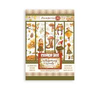 Stamperia - Washi Pad for Scrapbooks, Albums, Cards, Bullet Journals and More, Translucent and Easy to Cut, Acid Free, Perfect for Hobbies, Crafts, and Gifting (Whispering Woods) (A5) (8 Sheets)