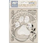 Stamperia WTK205 Dewdrops Papier décoratif transparent 14 x 18 x 1 cm