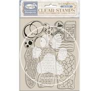 Stamperia WTK208 Dewdrops Papier décoratif transparent 14 x 18 x 1 cm