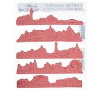 Stampers Anonymous AGCMS224_AGW Tampon monté Motif Paysage Urbain Gris 17,8 x 21,5 cm