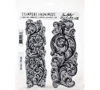 Stampers Anonymous_AGW baroque Tim Holtz Ensemble de tampons RBBR, Caoutchouc, Taille unique