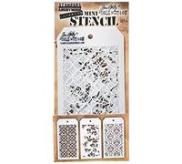 Stampers Anonymous Ensemble de 4 pochoirs Miniatures Tim Holtz