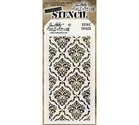 Stampers Anonymous Plastic Tim Holtz Layered Stencil 4.125-inch x 8.5-inch, Gothic