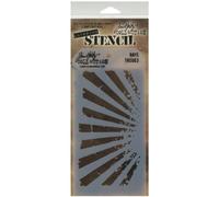 Stampers Anonymous Tim Holtz en Couches Au Pochoir 4,125 « X8.5 »-Rayons