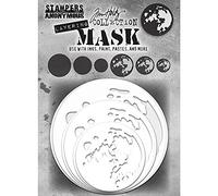 Stampers Anonymous Tim Holtz Layering Mask Set 6/Pkg-Moon