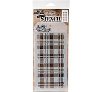 Stampers Anonymous Tim Holtz Pochoir multicouche, multicolore, 27,94 x 11,43 x 0,25 cm