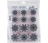 Stampers Anonymous Tim Holtz Tampons étirables, Multicolore, 24,13 x 19,05 x 0,76 cm
