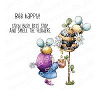 Stamping Bella Cling Stamps-Bundle Girl And The Beehive