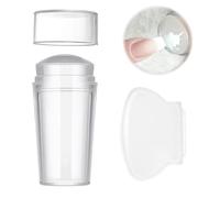 Stamping Nail Art, Outils Tête de silicone,Jelly Stamper French,Tampons à ongles avec grattoir,Tampon Stamping Nail Art Doux,Nail Art Stamper Accessoires