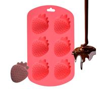 Stampo per Caramelle in Silicone Alimentare - 6 cavités - Résistant au calore car -40 °C à 230 °C | Idéal pour cioccolatini, dessert refrigerati, Regali Dolci e Creazioni di Pasticceria 50 g