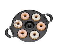 Stampo Per Ciambelle - Teglia Antiaderente A 7 Fori Alluminio | Per Cake A Sformatura Facile | Per Friggere Ad Aria Forno Cucina Colazione Decorazione Dolci Fatti In Casa, 40x28cm