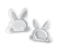 Stampo Per Coniglietto Pasquale | Stampo Per Gesso A forma di Coniglio, Modello In Silicone Per Conigli, Decoraioni Domestiche Per Le Feste Di Printemps Artigianato Arte Con Gesso E Calcestruzz