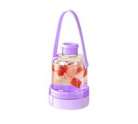 Stampo Per Ghiaccio par congélateur | 9,4 x 15 cm Refrigeranti - Bottiglia Per Comodità Con Cannuccia E Manico | Vassoio Per Picnic, Campeggio, Frigorifero, Casa, Bar, Caffè, Vino, Latte, Tè