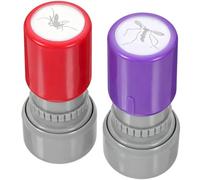 Stamps for Kids 2 Pieces Fake Gnat Gag Inking Toy Self Inking Stamps