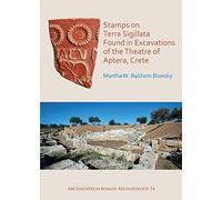 Stamps On Terra Sigillata Found In Excavations Of The Theatre Of Aptera