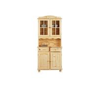 AltoBuy Stan - Buffet Vaisselier 4 Portes 2 Tiroirs Bois Massif