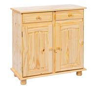 STAN - Meuble 2 Portes 2 Tiroirs Bois Massif