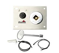 Stanbroil Foyer Brûleur à gaz Spark Ignition kit - Y Compris Push Button Brûleur d'allumage au gaz Vanne d'arrêt avec clé