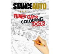 Stance Auto Magazine Tuner Cars Colouring Book