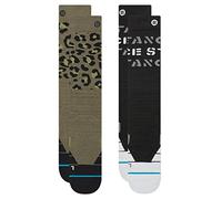 Stance Barracks Lot de 2 paires de chaussettes Noir, noir, Medium