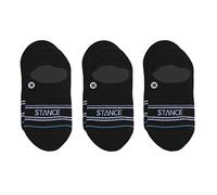 Stance Basic No Show Socks 3-Pack (Small, Black)