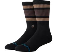 Stance Boyd Crew Chaussettes Marron 2 Noir Motif Rayé Veau, marron, L