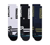Stance Boyd Mid 3er Pack Chaussettes, Multicolore, L