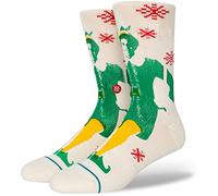 Stance Buddy The Elf Crew Chaussettes Blanc cass , ecru, M
