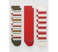 Stance Cabin Days Crew 3 Pack Socks à motifs L