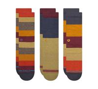 Stance Cabin Fever Crew Lot de 3, multicolore, Medium