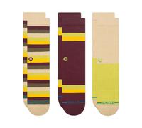 Stance Chaussettes beige / marron / jaune, Taille 41-43