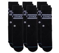 Stance Chaussettes Crew - Basiques - Packs, Noir - Lot de 6, M