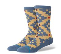 Stance Chaussettes Crew en céramique à motifs bleu mer, bleu mer, L