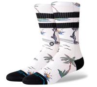 Stance Chaussettes Kool Katz Surf Crew Toile Bleu Ciel Large
